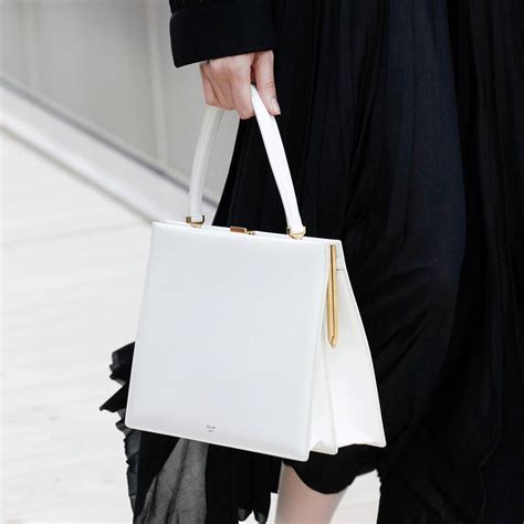 buy white celine clasp shoulder bag|celine belt bag street style.